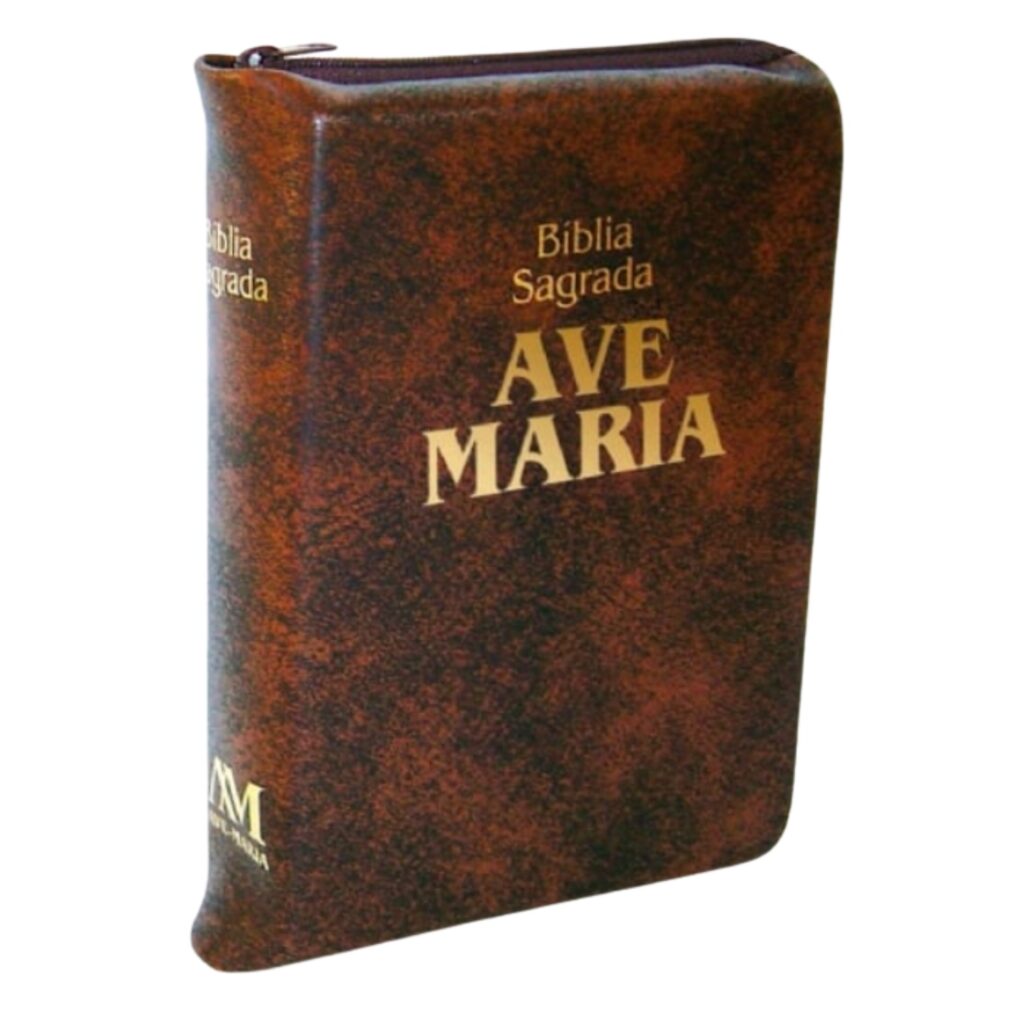 Bíblia Sagrada Ave Maria - Zíper Bolso