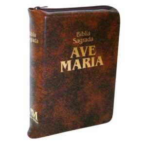 Bíblia Sagrada Ave Maria - Zíper Bolso
