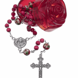 Terço Santa Teresinha Com Essência de Rosas