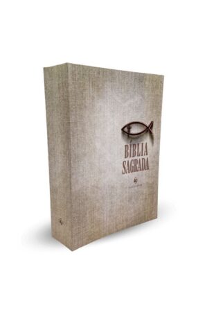 BIBLIA SAGRADA  ICHTHUS CAPA CRISTAL