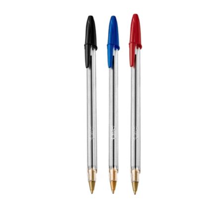 Caneta Bic cristal tradicional