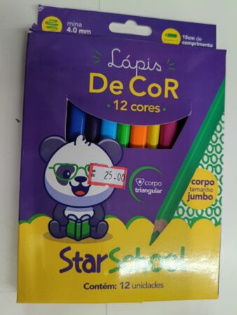 STARSCHOOL LAPIS COR JUMBO 12 CORES