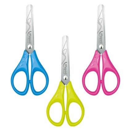 MAPED TESOURA PULSE JACARE 13CM CORES